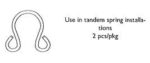 Randall Manufacturing Co., Inc Garage Door Spring Hooks - for Tandem Spring Installations - 2 Pieces - Image 2
