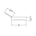 7-Foot Vinyl Uniflex Vinyl Garage Seal for Top and Sides (Bright White) - Image 5