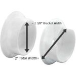 1 3/8" Thick Solid Wood Closet Pole with Plastic End-brackets (6 FT) - Image 4