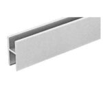 6 FT - 1/4" H Channel Anodized Aluminum 6063 Alloy T-6 Temper