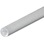 4 FT - 1/2" Anodized Aluminum Rod 6063 Alloy T-6 Temper