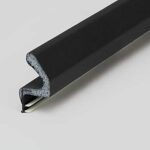 3 Pieces Replacement Door Seal for Kerfed Millwork Doors Black Q-LON Weatherstrip (3 Pieces 85" Long Each)