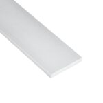 92" Long Aluminum Flat Bar – 6063-T6 Alloy – Solid Metal Strip for Framing, Trim, DIY, and Fabrication Projects (Anodized, 1" Wide x 1/4" Thick)