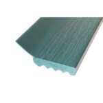 7-Foot Vinyl Uniflex Garage Seal Weatherstrip for Top and Sides (Hunter Green)