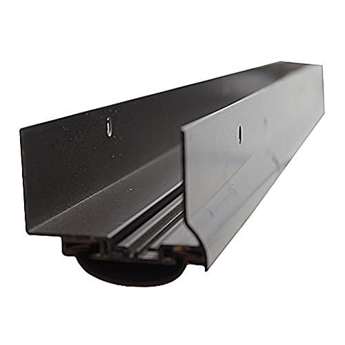 Version 1.0.0 Aluminum Adjustable Door Bottom Weatherstrip for 1 3/8" & 1 3/4" Thick Doors for Gaps 1/2" to 1 1/4" (Brown) - Image 1