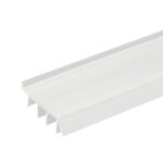 4 FT White Vinyl Door Bottom for 1 3/4"- 2" Thick Doors 4 FT P-12-WH