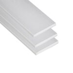 92" Clear Anodized Aluminum Flat Bar – 2" Wide x 1/4" Thick – 6063-T6 Alloy – Rust-Resistant Architectural Aluminum Strip – Straight Edge Solid Bar for Fabrication, Framing, and Trim