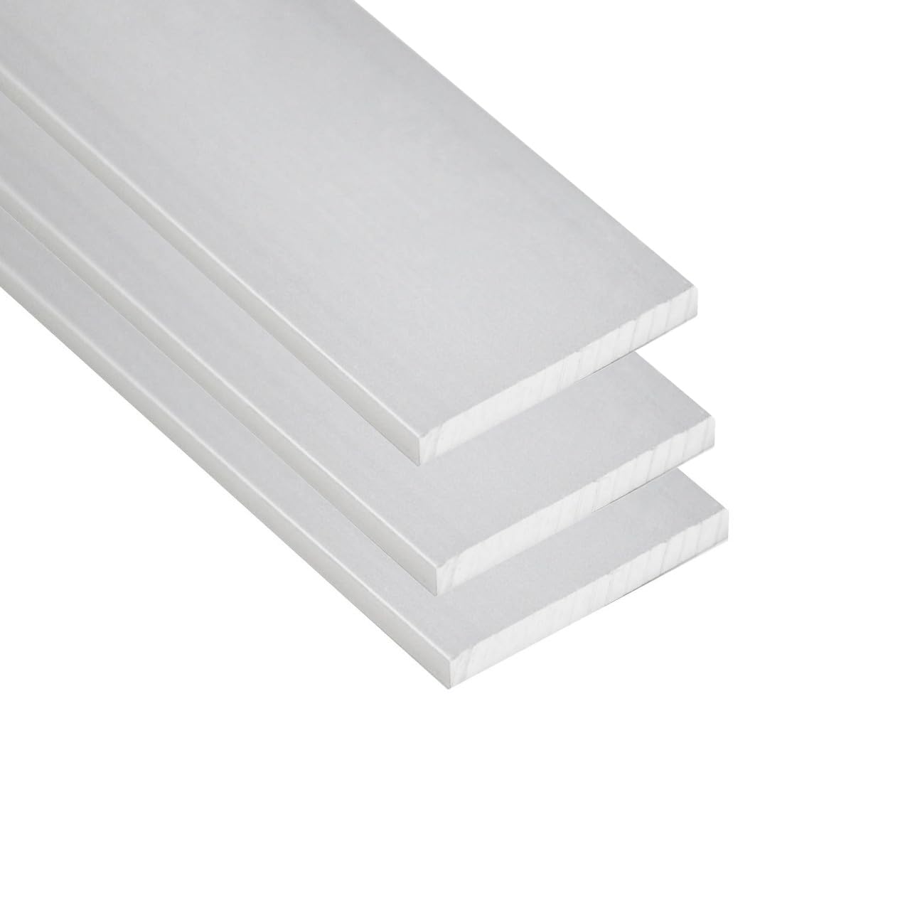 Version 1.0.0 92" Clear Anodized Aluminum Flat Bar – 2" Wide x 1/4" Thick – 6063-T6 Alloy – Rust-Resistant Architectural Aluminum Strip – Straight Edge Solid Bar for Fabrication, Framing, and Trim - Image 1