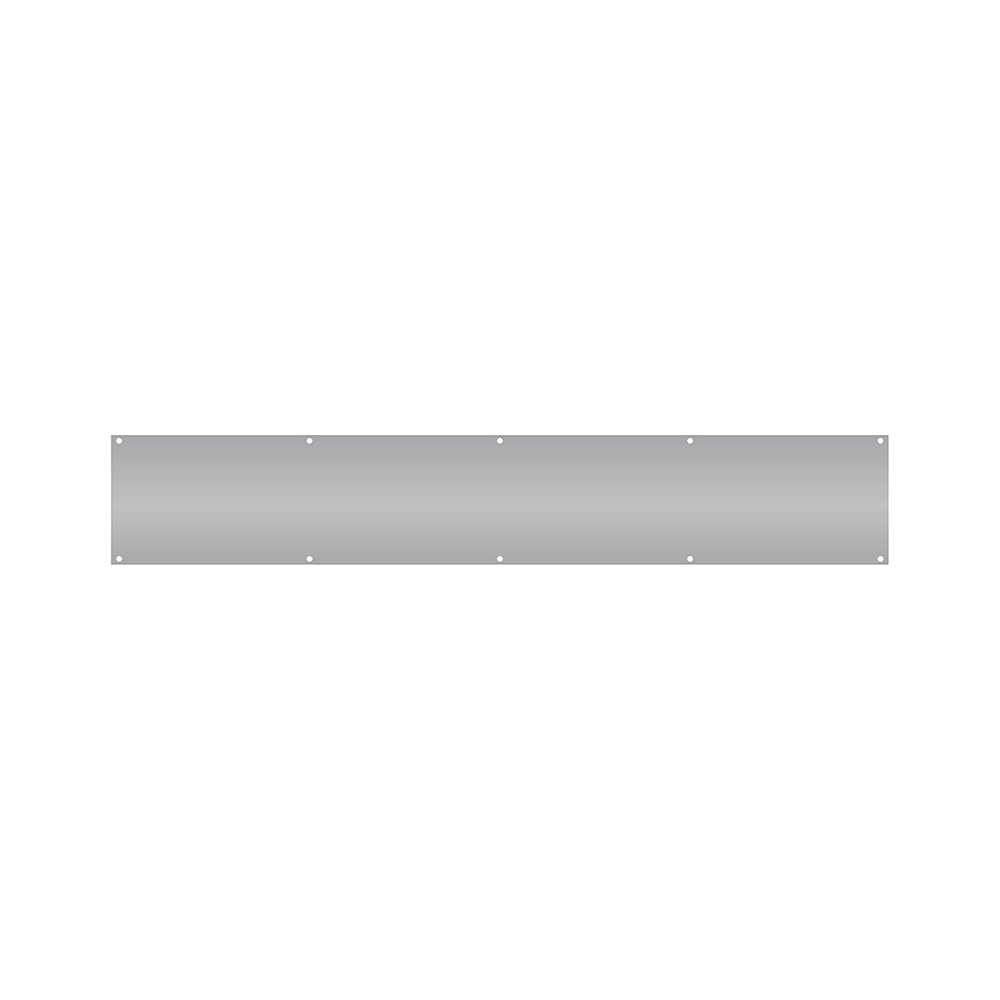 41Dn77uJ1LL._AC_SL1500_ Randall Manufacturing Co., Inc | Satin Silver Kick Plate | 6” x 30” | Heavy Gauge Aluminum | Mill Finish | Mounting Holes & Screws Included for Installation | Protects from Marks & Scratches - Image 1