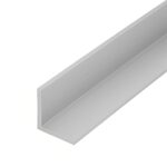72" (6 FT) Clear Anodized Aluminum Angle – 1-1/4" x 1-1/4" x 1/8" Thick – 6063-T6 Alloy – Architectural Corner Trim – Rust-Resistant Right Angle Bar