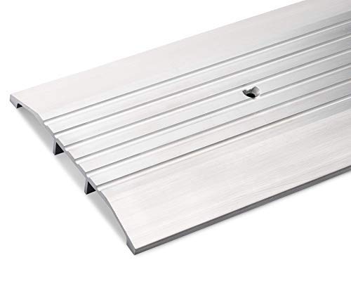 Version 1.0.0 5" Wide x 1/2" High Corrugated Aluminum Threshold for Exterior Doors, ADA Handicap Accessible, 36" Long - - Image 1