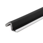 Q-Lon Foam Kerf Weather Stripping for Doors 3 Piece Set -1 PCS 36" x 2 PCS 84" (Black)