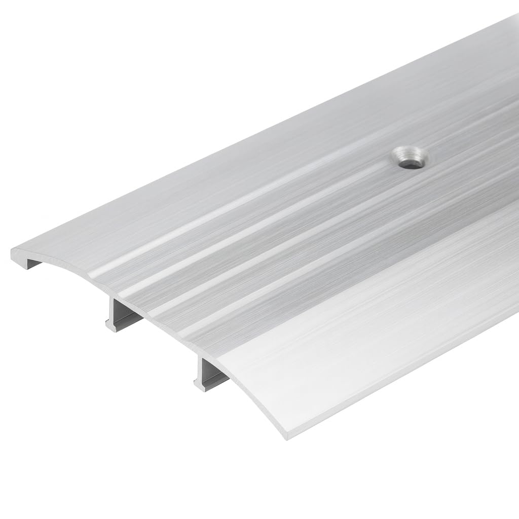 Version 1.0.0 6 FT - 4" Wide x 1/2" High Fluted Aluminum Threshold (72 3/4" Long) - Image 1