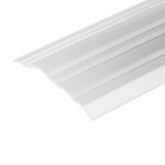 4" Wide x 3/4" High x 36" Long, Uneven Floor Aluminum Threshold Transition, Overlaps Higher Floor and Reduces to Lower Floor, Covers Uneven Flooring