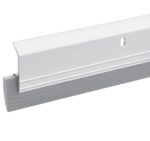 Heavy Duty Door Sweep with Vinyl Seal – 3 FT Length, Grey Aluminum – Blocks Drafts, Dust & Light – Weatherproof Door Bottom Seal – Indoor & Outdoor Use – Easy Install –  (3 FT, Grey)