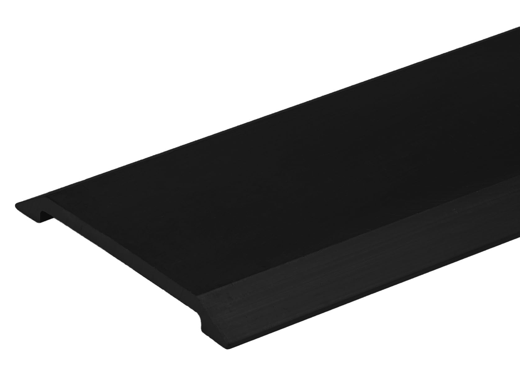 Version 1.0.0 2 1/2" Wide Flat Aluminum Threshold 1/4" High Made in USA by Randall Part Number A-70-M (7.65 FT Long Black) - Image 1