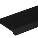 2 1/2" Wide Flat Aluminum Threshold 1/4" High  by Randall Part Number A-70-M (4 FT Long Black)