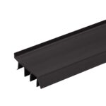 Randall Manufacturing Co., Inc | Vinyl Door Bottom | Vinyl Weatherstrip | 4 Feet Long | Brown | for 1 3/4” to 2” Thick Doors | Fits Gaps from 1/4” to 9/16” | Made in the USA