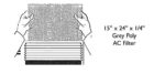 Randall Replacement Air Conditioner Foam Filter, 24-inch by 15-inch by 1/4-inch (1) - Image 2