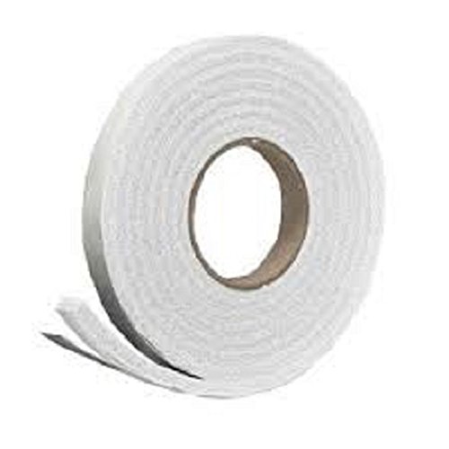 Version 1.0.0 Weather Stripping Foam Tape, 17 Ft Door Seal Strip, EVA Material, High Density 1/4" Thick, No Residue Adhesive, Weatherproof Door Seal Strip for Sliding Door, Windows, White (3/4" Wide) - Image 1