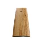 2" Wide Pre-Finished Northeast Red Oak Carpet Bar/Transition Strip – Light Natural Stain – Pre-Drilled with Counter-Sunk Holes – Seamless Floor Transition (Prefinished Light Oak, 36" Long)