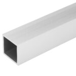 Randall Manufacturing Co., Inc | Aluminum Structural Sections | 4’ x ¾” Square Tubing | .050” Wall | Clear Anodized Aluminum | Easy to Clean & Paint | Great for Commercial & At Home Projects