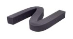 Air Conditioner Foam Weatherstrip 42" Long (1 1/4" Thick)