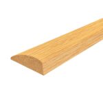 36" Red Oak Butt Edging/Reducer – 1/2" Thick x 1-3/8" Wide Prefinished with Natural Color Stain and Clear Protective Topcoat - Solid Oak Transition Strip