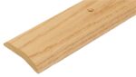 Natural Finish Stained Red Oak Transition 1 1/2" Wide, Pre-Drilled and Countersunk Holes, Screws Included (6 FT)