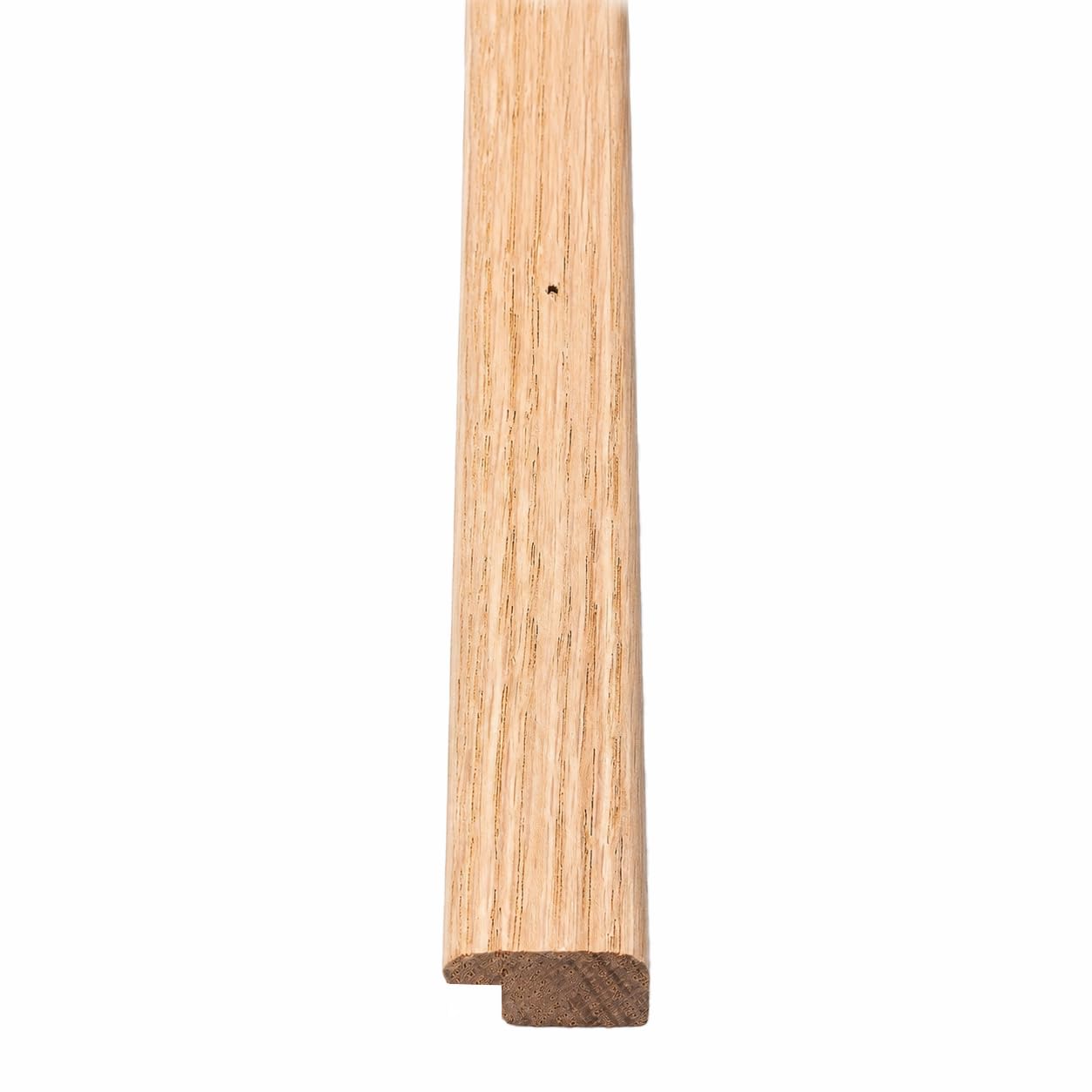 Version 1.0.0 4.5MM (≈ 3/16") Oak Overlap Square Edging, Overlaps 4.5MM / 3/16" Material, 3 FT Unfinished Wood Floor Transition for Laminate, Luxury Vinyl Tile, Hardwood Floors, Doorways, and Floor Molding Trim - Image 1