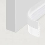 Adhesive Backed Door Draft Stopper – Silicone Under Door Sweep for Interior & Exterior Doors, Noise & Air Insulation, Self Stick Weather Stripping Door Seal, 2" W x 39" L (Clear) by Randall Mfg - Image 8