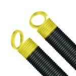 2 Pack 25" Garage Door Springs for 7 FT Garage Doors Doors -  (130 LBS Yellow End 2 Springs)