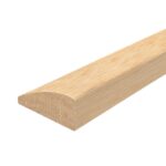 36" Red Oak Butt Edging/Reducer – 3/4" Thick x 1-3/4" Wide Unfinished Solid Oak Transition Strip with Installation Holes – Flooring Trim for Hardwood, Laminate & Engineered Floors