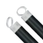 2 Pack 25" Garage Door Springs for 7 FT Garage Doors Doors -  (110 LBS White End 2 Springs)