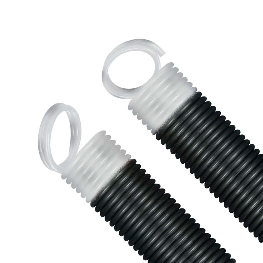 Version 1.0.0 2 Pack 25" Garage Door Springs for 7 FT Garage Doors Doors - (110 LBS White End 2 Springs) - Image 1