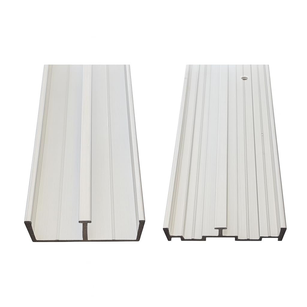 Version 1.0.0 Randall Manufacturing Aluminum Sliding Door Track 3/4" x 4 FT, Durable Metal Door Track Rail for Sliding Doors, Cabinet Doors, Closet Doors, Bypass Doors, Display Cases, DIY Projects, - Image 1