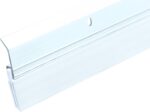 White Heavy Duty Triple Seal Door Sweep USA Made (3 FT Long)