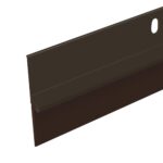 36" Brown Door Sweep | Aluminum & Vinyl Door Bottom Seal | Seals Gaps up to 1-1/8" | Weatherproof Draft Stopper | Energy-Saving Indoor/Outdoor Door Sweep | USA Made - (Brown)