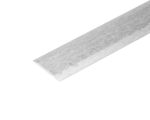 1 3/8" Floor Seam Binder – Hammered Finish, Durable Aluminum Transition Strip for Flooring (Silver, 72")
