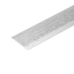 1 3/8" Floor Seam Binder – Hammered Finish, Durable Aluminum Transition Strip for Flooring (Silver, 72")