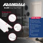 3 Pieces of White Replacement Door Seal for Kerfed Millwork Doors - Door Weatherstrip (3 Pieces 85" Long Each) - Image 3