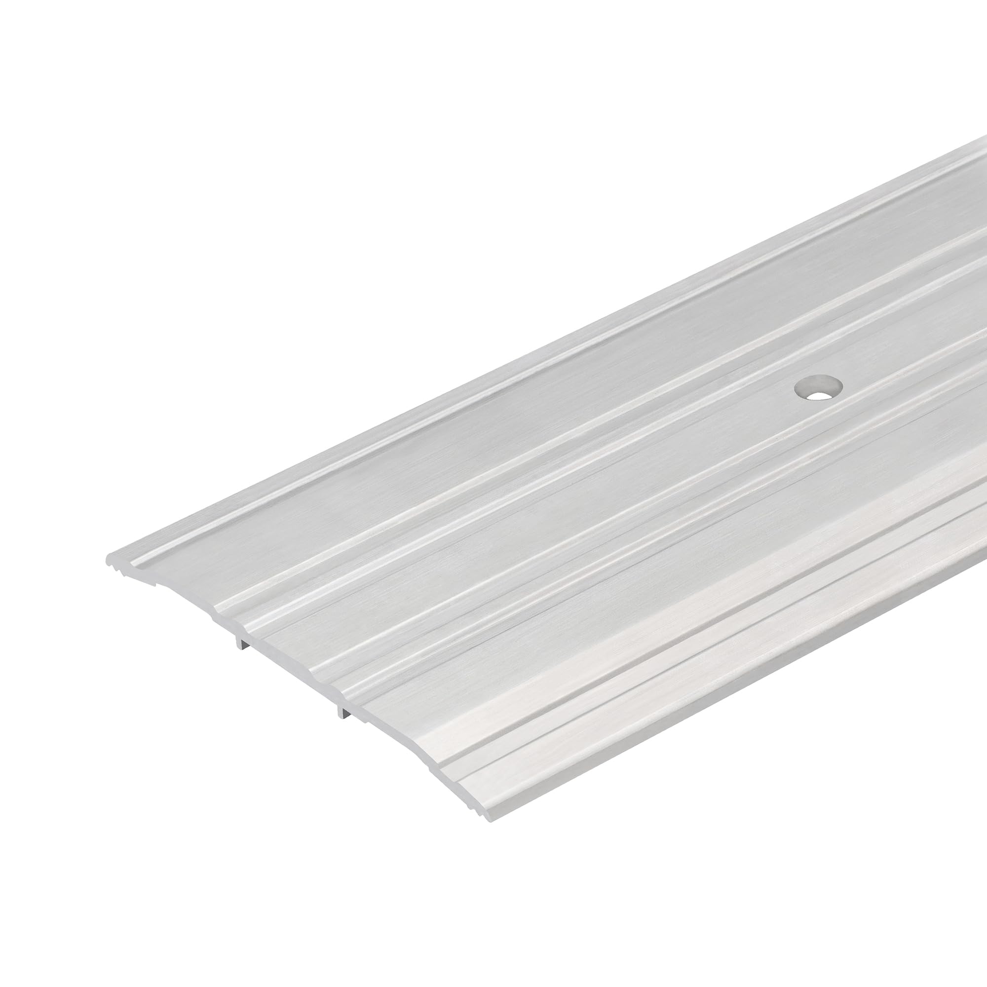 Version 1.0.0 92" Long Aluminum Threshold (Silver, 5" Wide x 1/4" High) - Image 1
