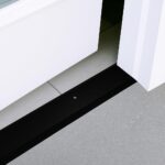 2 1/2" Wide Flat Aluminum Threshold 1/4" High Made in USA by Randall Part Number A-70-M (7.65 FT Long Black) - Image 2