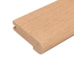 36" Long - Butt Stair Nosing Unfinished Red Oak, 3 3/8" Wide x 3/4" Thick Butt End, Stair Nose Molding, Hardwood Stair Edge Trim for Stair Treads, Flooring Transitions, Steps, and Landing Edges
