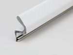 3 Pieces of White Replacement Door Seal for Kerfed Millwork Doors - Door Weatherstrip (3 Pieces 85" Long Each)