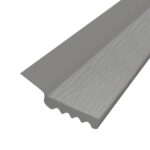 Randall Manufacturing V-37, 7-Feet Dual Vinyl Garage Door Seal for Top and Sides (Grey)