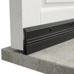 Heavy Duty Silver Triple Seal Door Sweep for Gaps up to 1"  V-62T (3 FT (36") Long) (Black, 36 INCHES) - Image 2