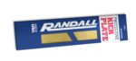 Randall Manufacturing Co., Inc | Brass Plated Kick Plate | 8” x 34” | Heavy Gauge Aluminum | Bright Gold Finish | Mounting Holes & Screws Included for Installation | Protects from Marks & Scratches