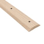 6 FT - Red Oak Mini Threshold Seam Binder – 2" Wide x 5/16" Thick – Solid Wood Floor Transition Strip – Countersunk Holes – Stainable – Made in USA by Randall Manufacturing (6 FT)