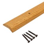 1" Wood Carpet Trim, 3 FT Pre-Finished Red Oak Carpet Bar, Oak Floor Transition Strip, Wood Carpet Edge Trim, Doorway Threshold Molding for Carpet to Wood, Tile, Laminate and Vinyl